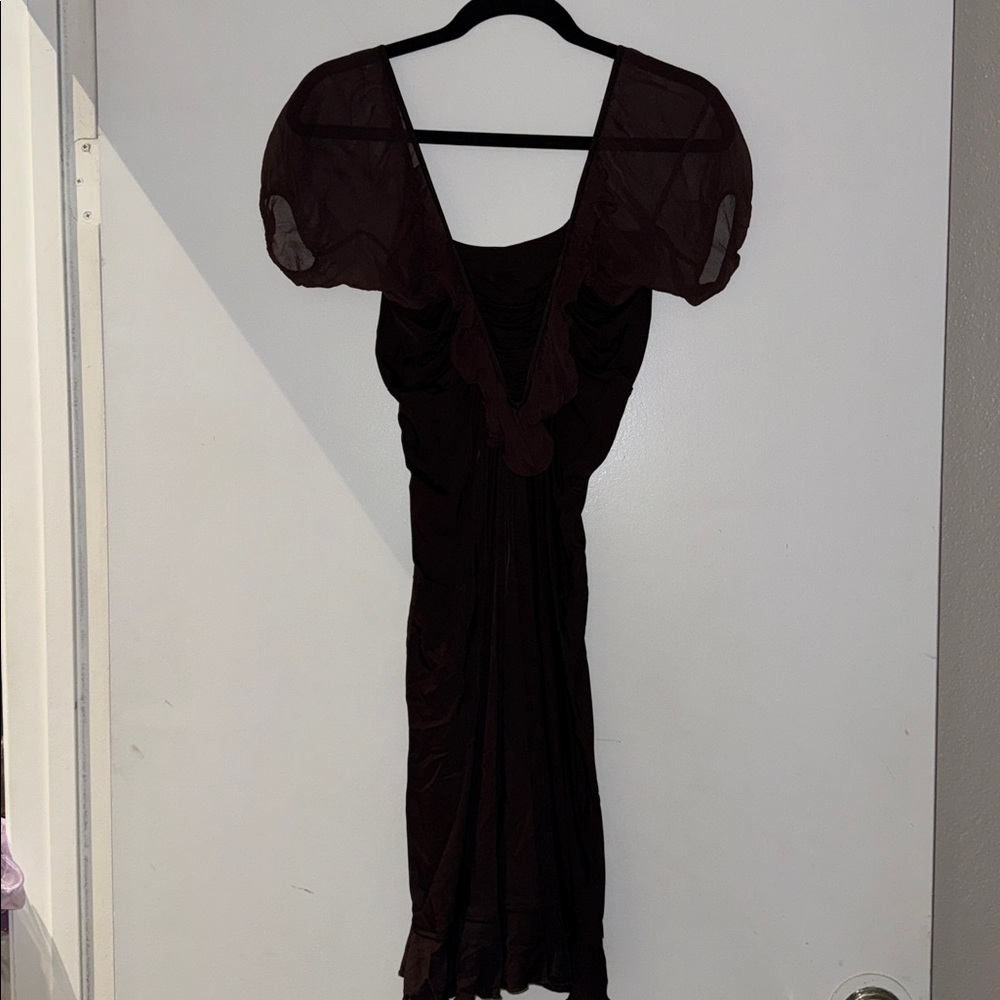 Elegant brown Dress